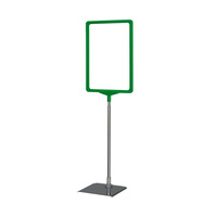 Kundenstopper / Plakat-Tischaufsteller / Plakatständer „Serie N“ | zöld, hasonló mint RAL 6032 DIN A3