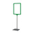 Kundenstopper / Plakat-Tischaufsteller / Plakatständer „Serie N“ | zöld, hasonló mint RAL 6032 DIN A3