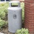 Universal Litter Bin - 90 Litre - Stone Effect - Chestnut - Galvanised Steel Liner