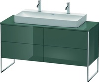 DURAVIT XS4925M3838 Waschtischunterbau XSQUARE 778x1400x548mm dolomiti grey hoch