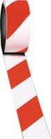ITW Spraytech Germany ITW LLC & Co. KG Taśma do oznakowania podłogi Easy Tape PCW czerwony/biały długość 33 mm, szeroko