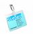 Durable Name Badges Visitors with Rotating Clip 60x90mm Landscape Ref 810619 [Pack 25]