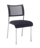 Jemini Jupiter Mesh Back Conference 4 Leg Side Chair W/Chrome Frame KF79892