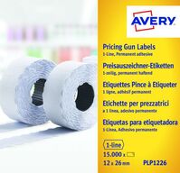 Avery 1-Line Permanent Label 12 x 26mm White (Pack of 15000) WP1226