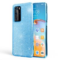 NALIA Glitter Cover compatible with Huawei P40 Pro Case, Protective Sparkly Rugged Rhinestone Bling Phonecase, Slim Shiny Shockproof Bumper Sturdy Skin Protector Shell Ultra-Thi...