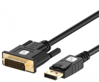 DisplayPort 1.2 auf DVI Kabel, schwarz, 3 m, ICOC-DSP-C12-030P