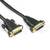 Lyndahl DVI Csatlakozókábel DVI, 24+5 pólusú Csatlakozódugó, DVI, 24+5 pólusú Aljzat 1.5 m Fekete LKDVFM29015 DVI kábel