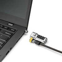 ClickSafe 3-in-1 Combination Lock (T-Bar, Nano ClickSafe® Universal Combination Laptop Lock - Master Coded, 1.8 m, Kensington, Kabelschlösser