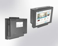 IP65 front Chassis Mount, 10.4" LCD monitor, 800 x 600, LED 700 nits, VGA input, wide temperature