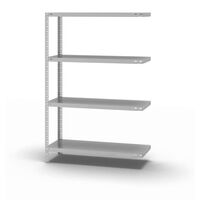 Bolt-together shelf unit, light duty, plastic coated