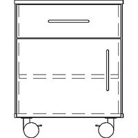 Labor-Unterschrank, niedrig