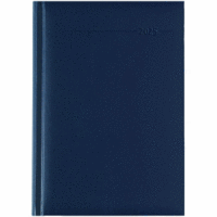 Buchkalender 875 15x21cm 1 Tag/1 Seite Balacron blau 2025
