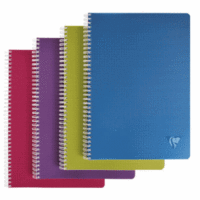 Spiralbuch Linicolor A4 90 Blatt liniert mit Rand farbig sortiert