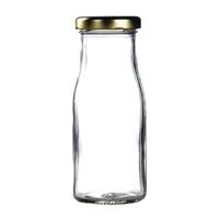 Artis Cap for Mini Milk Bottles with Stylish Gold Finish - Pack of 18 - Glass