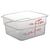 Vogue Polycarbonate Square Storage Container in Clear - Capacity - 1.5Ltr