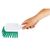 Jantex Hand Brush in Green Made of Plastic Tough Bristles 265(L)mm