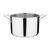 Vogue Tri Wall Stew Pan Made of Stainless Steel with Aluminium Thermocore - 7L