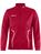 Craft Jacket Warm Club Jacket Jr 122/128 Bright Red