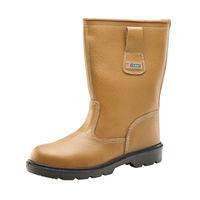 DD PU RIGGER BOOTS 1PR TAN 8