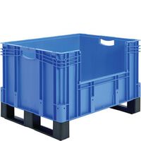 Heavy duty stacking containers