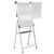 Mobile conference pro whiteboard and flipchart easel with sidearm