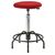 Industrial work stools - Upholstered seat, adjustment 370-500mm and spider steel base