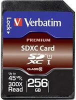 Verbatim 256GB SDXC CL10 UHS-I Premium memóriakártya