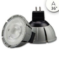 Vollspektrum LED Strahler MR16 COB, 12V AC/DC, GU5.3, 7W 4000K 540lm 36°, CRI>98, dimmbar