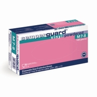 Guantes desechables Semperguard® Vinyl empolvados Talla del guante S