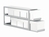 Racks avec tiroirs pour congélateurs armoires acier inoxydable pour boîtes de 130 mm de hauteur