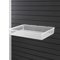 Cratebox "Jumbo" / Dump Bin / Box for Slatwall System / Plastic Basket | black