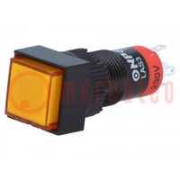 Switch: push-button; Pos: 2; SPDT; 0.5A/250VAC; 1A/24VDC; ON-ON