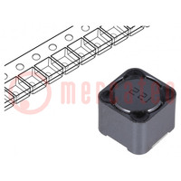 Inductor: wire; SMD; 220uH; 1.5A; 300mΩ; ±20%; 12x12x10mm; -40÷125°C