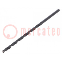 Drill bit; for metal; Ø: 4mm; L: 119mm; Working part len: 78mm