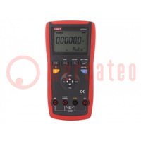 Misuratore: calibratore; termocoppia; VDC: 1000mV; Unità: °C,°F