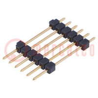 Connector: pin strips; pin header; male; PIN: 6; straight; 2.54mm