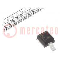 Diode: Schottky rectifying; SMD; 40V; 1A; POWERMITE; reel,tape