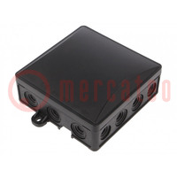 Enclosure: junction box; X: 95mm; Y: 95mm; Z: 40mm; wall mount; IP54