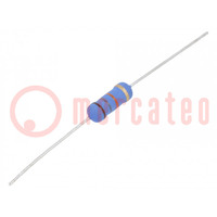 Resistor: metal oxide; 18kΩ; 2W; ±5%; Ø5x12mm; -55÷155°C