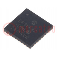 IC: PIC mikrokontroller; 64MHz; 1,8÷3,6VDC; SMD; QFN28; PIC18