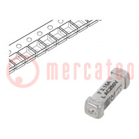 Zekering: smeltveiligheid; traag; 3,15A; 250VAC; 125VDC; SMD; koper