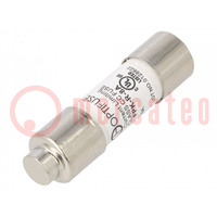 Fuse: fuse; quick blow; 8A; 600VAC; 600VDC; cylindrical,industrial