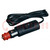 Cigarette lighter plug; cables; 8A; Sup.volt: 12÷24VDC; black; 2m