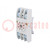 Socket; PIN: 8; 10A; 250VAC; for DIN rail mounting; Series: R15