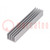 Heatsink: extruded; grilled; natural; L: 100mm; W: 19mm; H: 14mm; raw