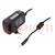 Power supply: switched-mode; 5VDC; 3A; 15W; Plug: straight