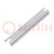 DIN rail; steel; W: 15mm; L: 88mm; ALN061005; Plating: zinc