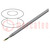 Wire; ELITRONIC® LIYCY; 4x0.34mm2; tinned copper braid; PVC; grey