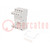 Socket; PIN: 14; 12A; 250VAC; for DIN rail mounting; Series: 56.34T