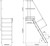 Hymer Podesttreppe 60° 15.2 Stufen - 600 mm